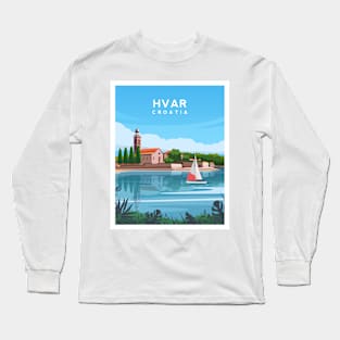 Hvar Island, Croatia Long Sleeve T-Shirt